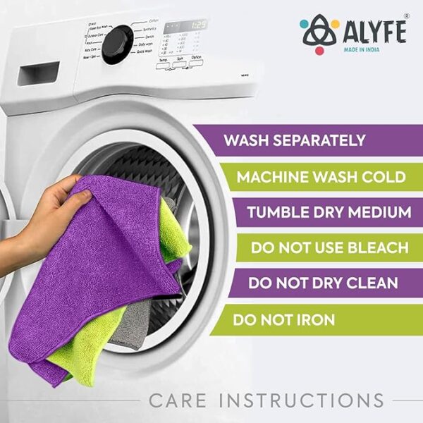 ALYFE Swiftclean 300 GSM Classic (Purple) - Image 4