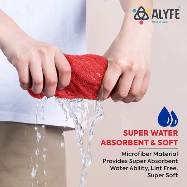 ALYFE Swiftclean 300 GSM Classic (Red) - Image 3