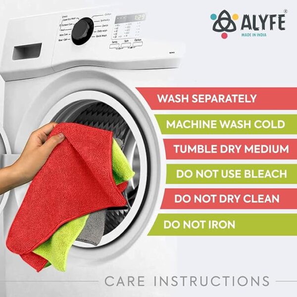 ALYFE Swiftclean 300 GSM Classic (Red) - Image 4